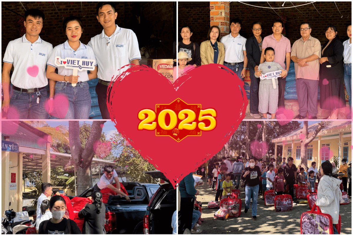 VIET HUY JOINS HANDS TO SPREAD KINDNESS IN THE COMMUNITY
