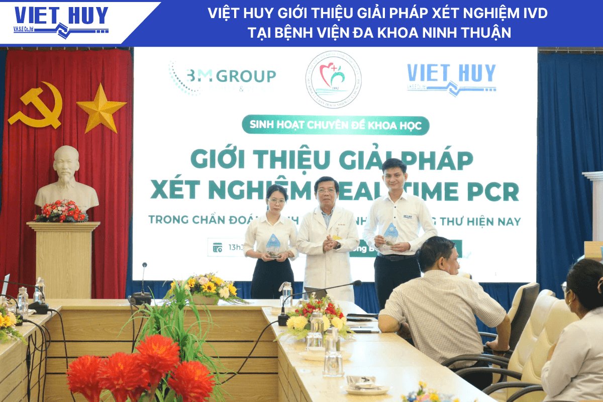 Việt Huy giới thiệu giải pháp xét nghiệm IVD tại Bệnh viện Đa khoa tỉnh Ninh Thuận