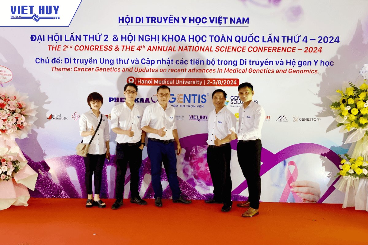 Việt Huy Tham Gia Đại Hội Di Truyền Y Học 2024