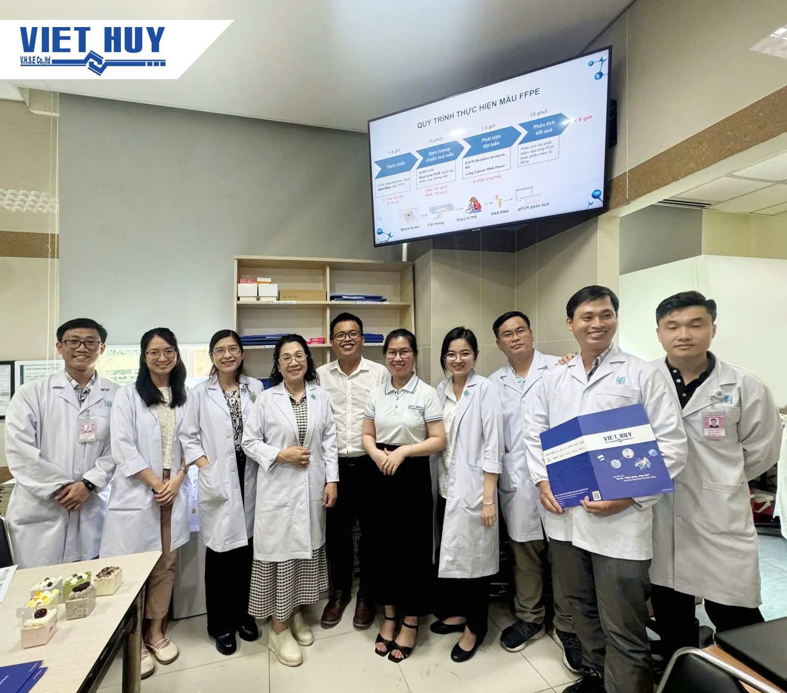 VIỆT HUY GIỚI THIỆU GIẢI PHÁP XÉT NGHIỆM SINH HỌC PHÂN TỬ