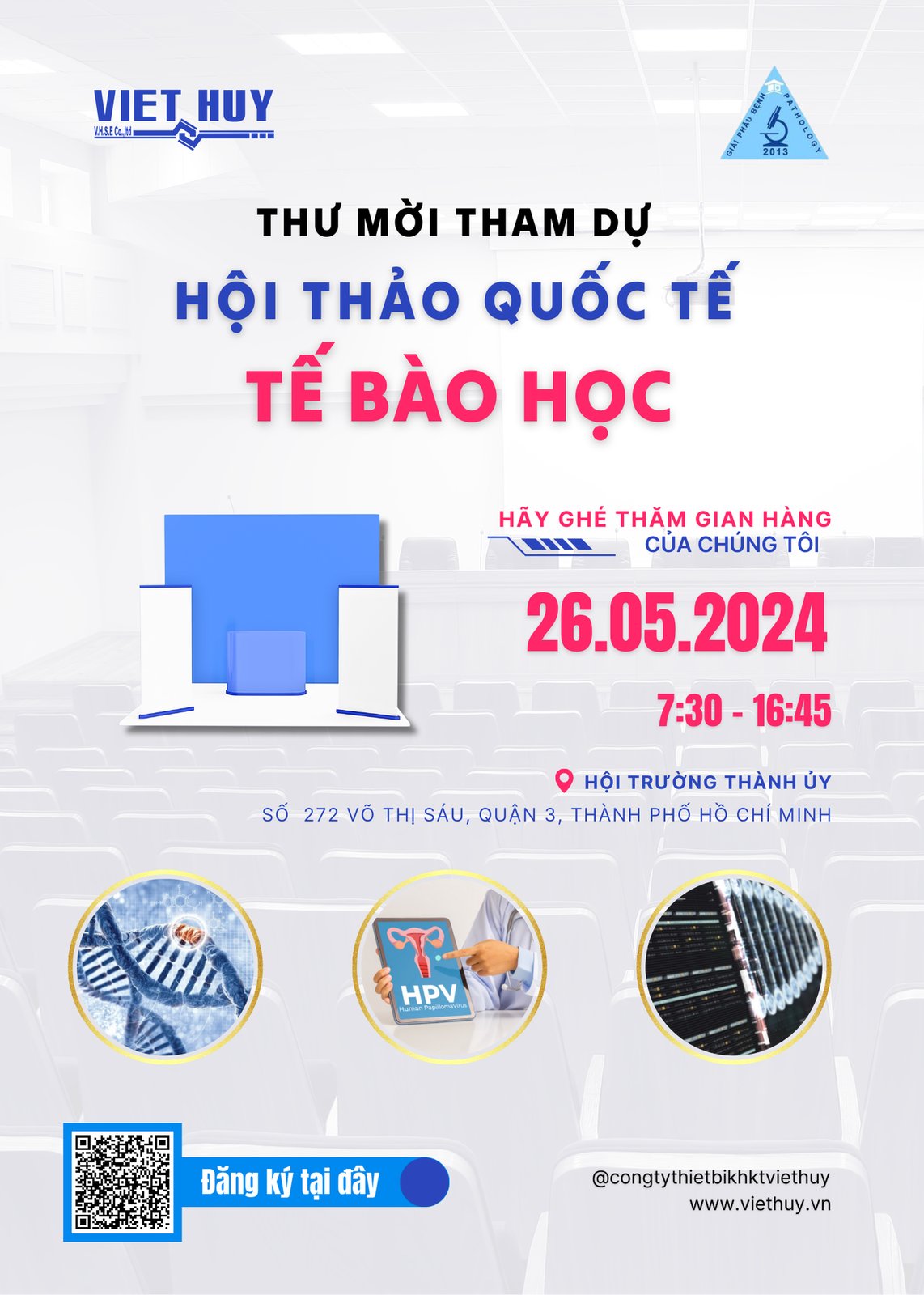 HỘI THẢO QUỐC TẾ VỀ TẾ BÀO HỌC 2024