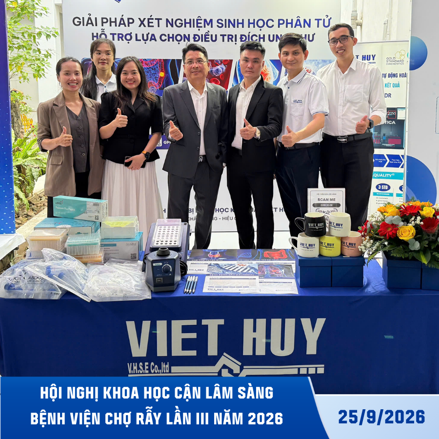 Gian hàng VIỆT HUY tại Hội nghị Khoa học Cận Lâm Sàng Lần III năm 2026