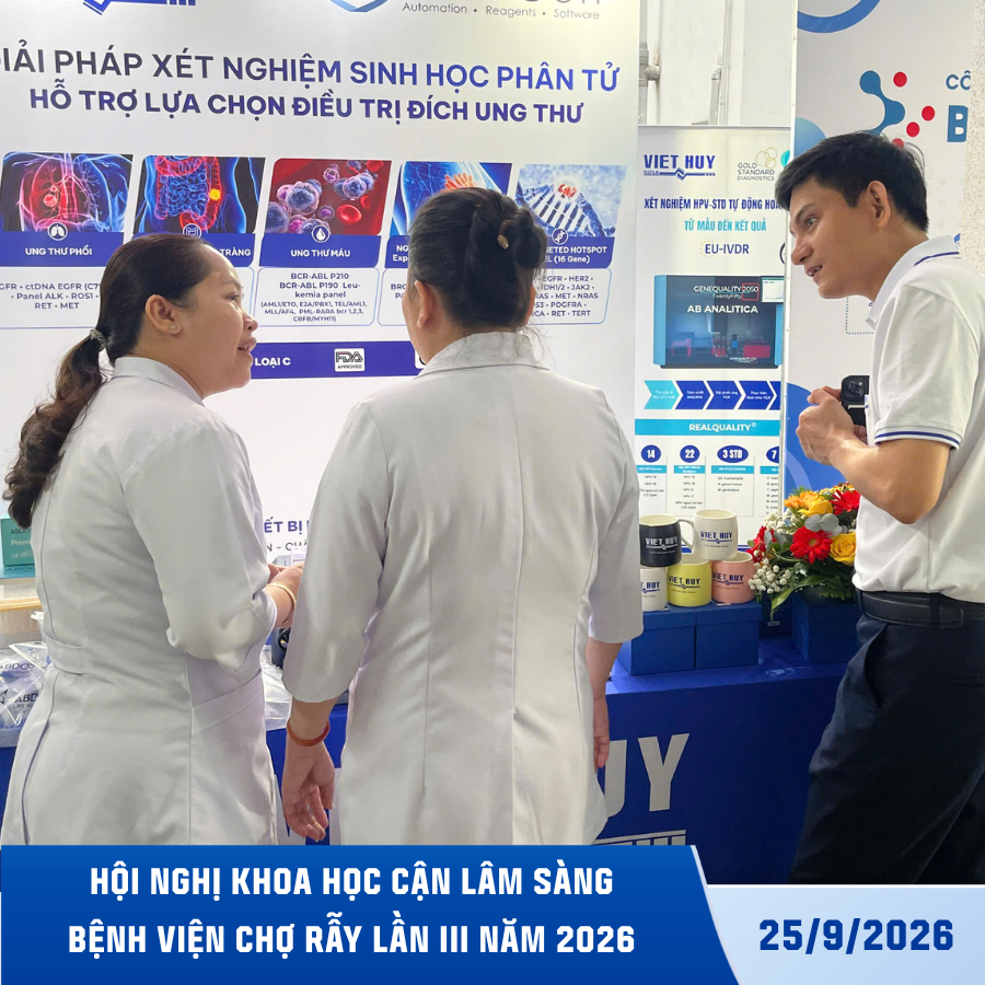 Gian hàng VIỆT HUY tại Hội nghị Khoa học Cận Lâm Sàng Lần III năm 2026