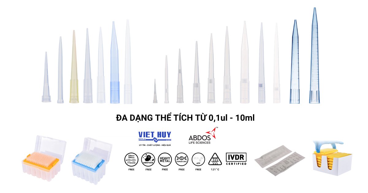 Đầu Côn (Pipette Tips và Filter Tips)